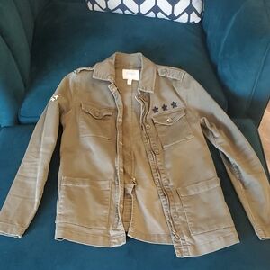 Green Military-style Field Jacket